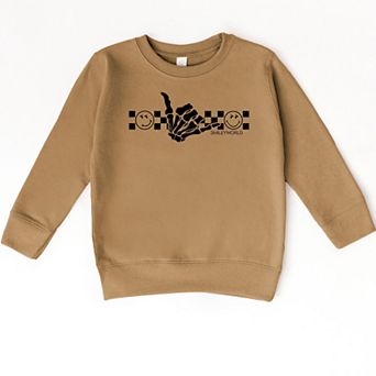 SmileyWorld Skeleton Hang Loose - Toddler Graphic Sweatshirt