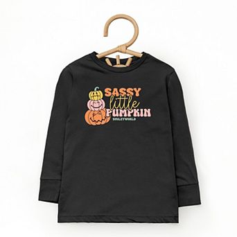 SmileyWorld Sassy Little Pumpkin - Toddler Long Sleeve Graphic Tee