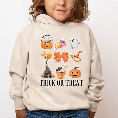 Trick Or Treat Chart - Toddler Hoodie