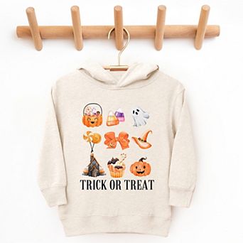 Trick Or Treat Chart - Toddler Hoodie