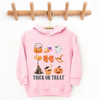 Trick Or Treat Chart - Toddler Hoodie
