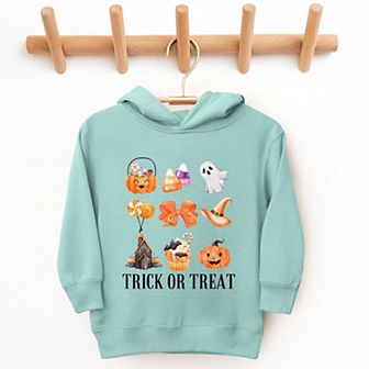 Trick Or Treat Chart - Toddler Hoodie