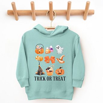Trick Or Treat Chart - Toddler Hoodie