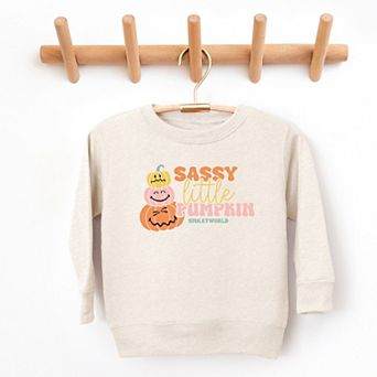 SmileyWorld Sassy Little Pumpkin - Toddler Graphic Sweatshirt