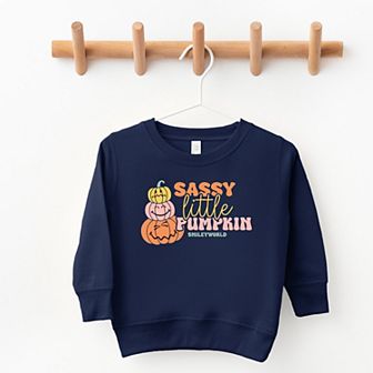 SmileyWorld Sassy Little Pumpkin - Toddler Graphic Sweatshirt