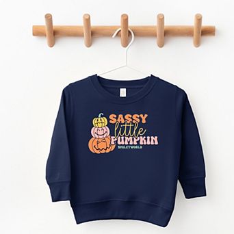 SmileyWorld Sassy Little Pumpkin - Toddler Graphic Sweatshirt