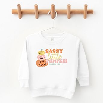 SmileyWorld Sassy Little Pumpkin - Toddler Graphic Sweatshirt