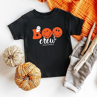SmileyWorld Boo Crew - Toddler Short Sleeve Graphic T-Shirt
