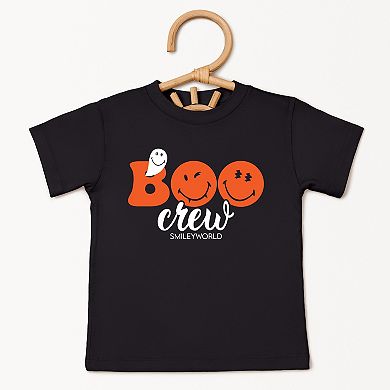 SmileyWorld Boo Crew - Toddler Short Sleeve Graphic T-Shirt