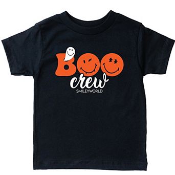 SmileyWorld Boo Crew - Toddler Short Sleeve Graphic T-Shirt