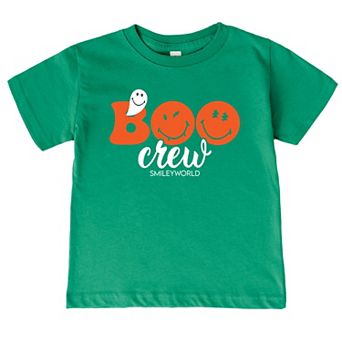 SmileyWorld Boo Crew - Toddler Short Sleeve Graphic T-Shirt