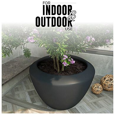 LeisureMod Verdura Series Cubic Poly Stone Dotted Planter