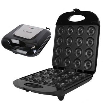 Mini Donut Maker for Kids with 16 Holes, Nonstick Plates & Overheat Protection