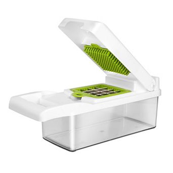 12-in-1 Vegetable Chopper with Container, Slicer, Dicer & Grater for Kitchen