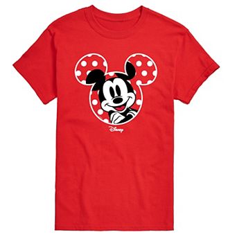 Big & Tall Disney's Mickey Mouse Polka Dot Ears Graphic Tee