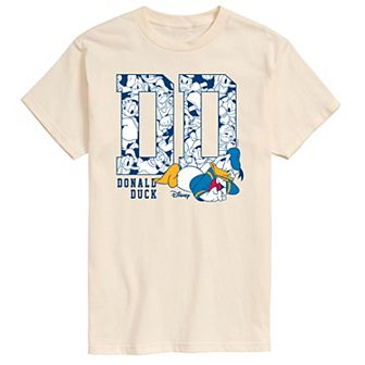 Big & Tall Disney's Donald Duck Monogram Graphic Tee