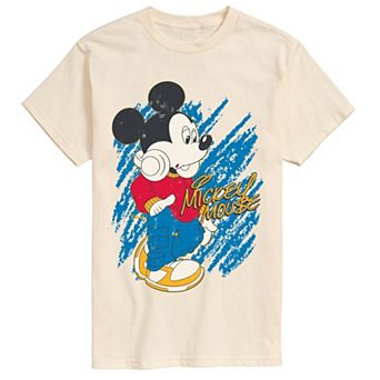 Big & Tall Disney's Mickey Mouse Retro Style Graphic Tee