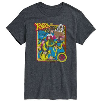 Big & Tall Marvel X-Men Mutant & Proud Retro Graphic Tee