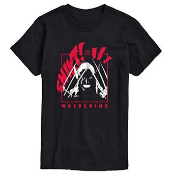 Big & Tall Marvel Wolverine SNIKT! Claws Graphic Tee