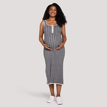 Maternity Motherhood® Henley Tank Midi Dress