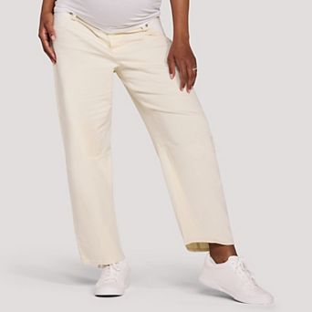 Maternity Motherhood® Pull-On Dart Barrel Jeans