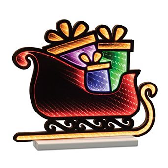 Melrose Santa's Sleigh Ekkolight 17-Inch Decorative Light Display