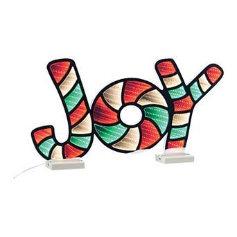 Melrose "Joy" Holiday Ekkolight Decorative Light Sign