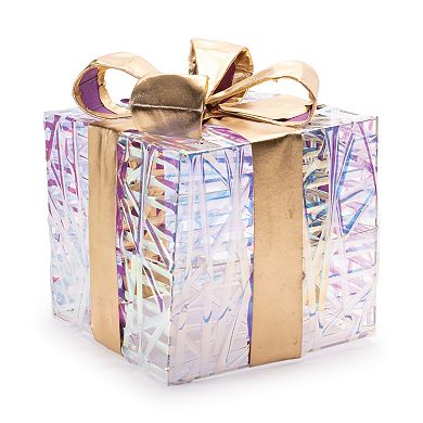 Melrose 3-pc. LED Woven Gift Boxes with Bow Set