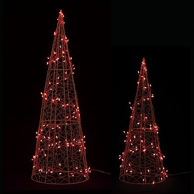 Melrose 2-pc. LED Tree Outdoor Decor Set