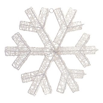 Melrose 24-Inch LED Snowflake Outdoor Decor