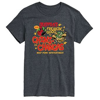 Big & Tall Marvel Deadpool's Freakin' Good Chimichangas Graphic Tee