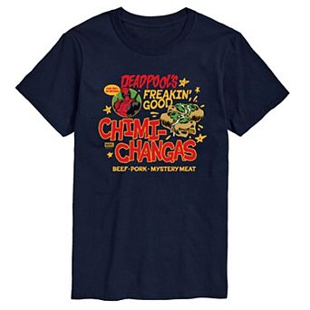 Big & Tall Marvel Deadpool's Freakin' Good Chimichangas Graphic Tee
