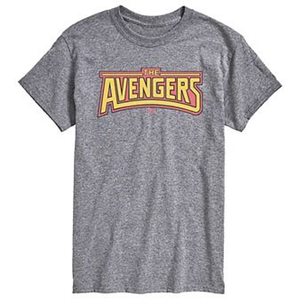Big & Tall Marvel The Avengers Retro Logo Graphic Tee