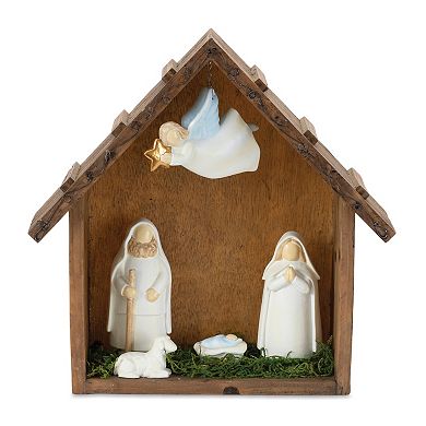 Melrose Holiday Nativity Scene Display 10-Inch Table Decor