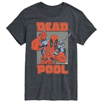 Big & Tall Marvel Deadpool Distressed Graphic Tee