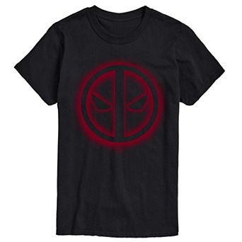 Big & Tall Marvel Deadpool Logo Spray Graphic Tee