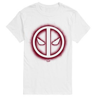 Big & Tall Marvel Deadpool Logo Spray Graphic Tee