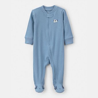 Baby Boy Carter's Ribbed Snug Fit Sleep & Play Pajamas