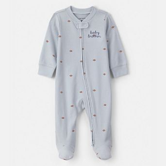 Baby Boy Carter's Baby Brother Snug Fit Sleep & Play Pajamas