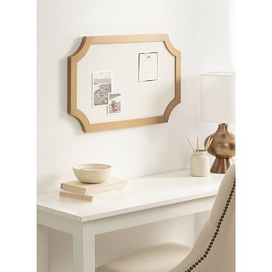 Holbrook Scalloped Rectangle Framed Pinboard