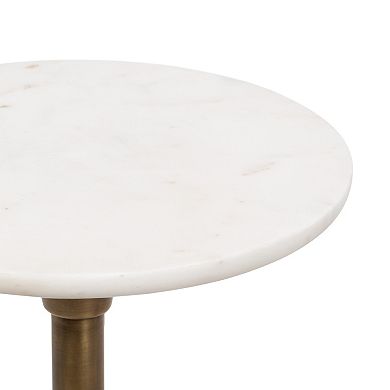 Nisha Round Marble Drink Table