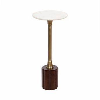 Nisha Round Marble Drink Table