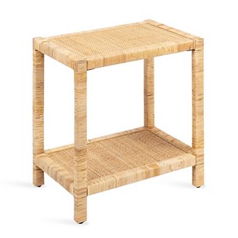 Rafina Rattan Rectangle Side Table