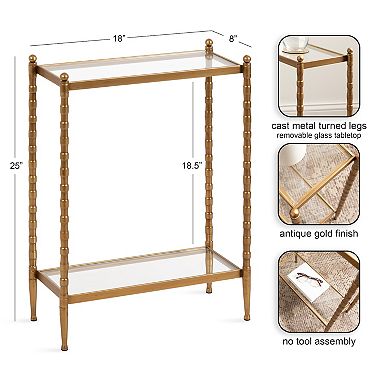 Prisha Rectangle Side Table