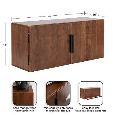 Atwood Wall Cabinet and Shelf