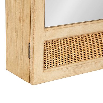 Ori Rattan Mirror Vanity Cabinet
