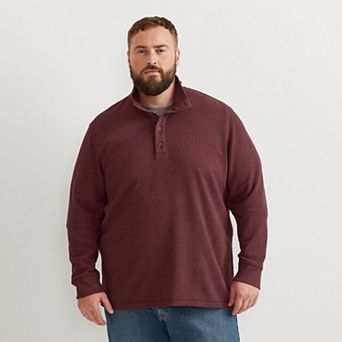 Big & Tall Eddie Bauer Thermal Pullover Mockneck