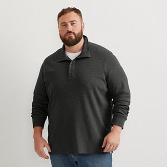 Big & Tall Eddie Bauer Thermal Pullover Mockneck
