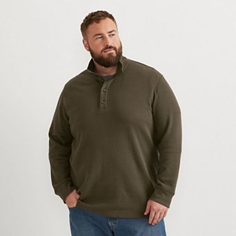 Big & Tall Eddie Bauer Thermal Pullover Mockneck