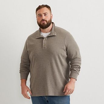 Big & Tall Eddie Bauer Thermal Pullover Mockneck